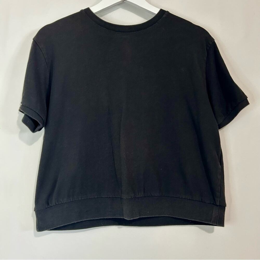 Oak + Fort Women’s Short Sleeve T-Shirt Black Size Small EUC
